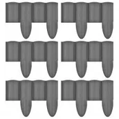 Pozostałe narzędzia ogrodowe - Cellfast Palisada ogrodowa 4 Eco grafitowa 8,5 cm x 2,4 m zestaw 6 szt. - miniaturka - grafika 1