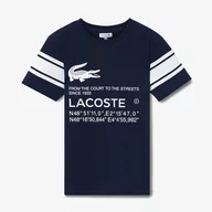 Koszulki dla chłopców - Lacoste dziecięcy T-shirt - miniaturka - grafika 1