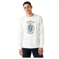 Koszulki męskie - Wrangler T-shirt męski Americana Tee, biały (Whisper White), M - miniaturka - grafika 1