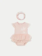 Body dla niemowląt - Mayoral Body dziecięce 1702 Różowy - miniaturka - grafika 1