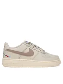 Buty dla dziewczynek - Nike Sneakersy Air Force 1 LV8 1 (GS) HQ1907 100 Beżowy - miniaturka - grafika 1