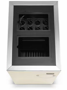 Kuchnia węglowa piec kominek z płaszczem wodnym CO 10-12kW (kolor: beż / biały, średnica wylotu spalin: 120 mm) - spełnia anty-smogowy EkoProjekt 99681702 - Kuchnie węglowe - miniaturka - grafika 8