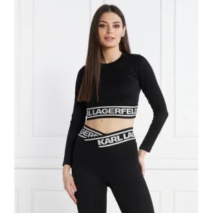 Karl Lagerfeld Top | Slim Fit - Koszulki i topy damskie - miniaturka - grafika 1