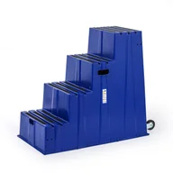 Pozostałe wyposażenie warsztatu - Mobilne stopnie bezpieczeństwa, 4 stopnie - miniaturka - grafika 1