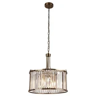 Lampy sufitowe - Victoria lampa wisząca 5xE27 antyczny mosiądz 8295-5AB - miniaturka - grafika 1