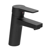 Baterie umywalkowe - Hansa Twist - Bateria umywalkowa XL, czarny mat 0902228333 - miniaturka - grafika 1