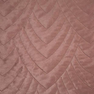 Narzuta 170 x 210 Pikowana Velvet Luiz6 Róż - Narzuty - miniaturka - grafika 4