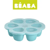 Akcesoria do karmienia - Beaba Silikonowy pojemnik do mrożenia 6 x 90 ml blue 912493 - miniaturka - grafika 1