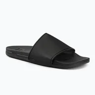 Klapki i japonki męskie - Klapki męskie REEF Cushion Slide black - miniaturka - grafika 1