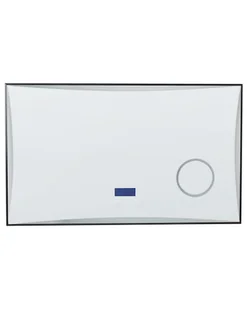 Lustro ścienne LED z głośnikiem Bluetooth 100 x 60 cm srebrne ONLAY - Lustra Lustro ścienne LED z głośnikiem Bluetooth 100 x 60 cm srebrne ONLAY - Lustra - miniaturka - grafika 1