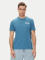 Koszulki męskie - Calvin Klein Jeans T-Shirt LV04RC846G Niebieski Regular Fit - miniaturka - grafika 1
