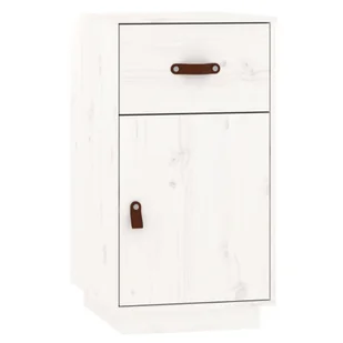 Lumarko Toaletka z LED, vit, lite drewno sosnowe - Toaletki - miniaturka - grafika 10