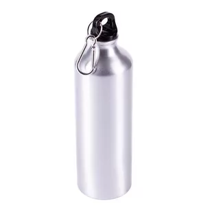 Bidon aluminiowy Easy Tripper 800 ml, srebrny - Shakery i bidony sportowe - miniaturka - grafika 1