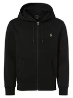 Kurtki męskie - Polo Ralph Lauren Męska kurtka z kapturem Mężczyźni Bawełna czarny jednolity, XL - miniaturka - grafika 1