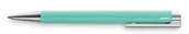 Długopisy - Lamy logo M+ długopis 204 – długopis z odpornego na pęknięcia tworzywa sztucznego w kolorze turkusowym Lagoon ze zintegrowanym zatrzaskiem – z wkładem o dużej pojemności – linia linii B - miniaturka - grafika 1