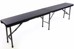 DLGTP Ławka rattanowa rozkładana 180x25x43 cm GM34530 - Ławki ogrodowe - miniaturka - grafika 1