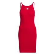 Sukienki - Sukienka damska adidas ADICOLOR CLASSICS TIGHT czerwona IB7402 - miniaturka - grafika 1