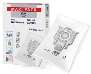 12x Worki Flizelinowe Ep-bag do odkurzacza Philips Electrolux Zanussi - Worki do odkurzaczy - miniaturka - grafika 1