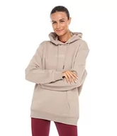 Swetry damskie - Unbekannt Damski sweter z kapturem Tribeca, beżowy, L - miniaturka - grafika 1