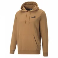 Bluzy sportowe męskie - Męska bluza dresowa nierozpinana z kapturem PUMA ESS Small Logo Hoodie - miniaturka - grafika 1