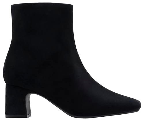 Clarks Premium Damskie botki z zamkiem błyskawicznym Fernie, czarne SDE, 5,5 UK, Czarny Sde, 38.5 EU