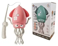 Zabawki interaktywne dla dzieci - Ośmiornica Tańcząca Kałamarnica Interaktywna Zabawka Gra Świeci Tańczy Led - miniaturka - grafika 1