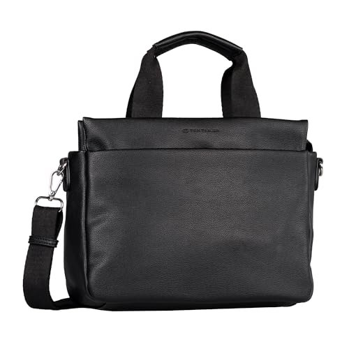 TOM TAILOR Rella damska torba na ramię Shopper z zamkiem błyskawicznym, średnia, czarna, czarny, Essential