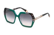 Okulary przeciwsłoneczne - Okulary FURLA SFU684-560Z48. Okulary przeciwsłoneczne, Kolor zielony. Kobieta. - miniaturka - grafika 1