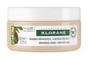 Szampony do włosów - Klorane intensywnie odżywcza maska do suchych i zniszczonych włosów z organicznym masłem Cupuacu 150 ml - miniaturka - grafika 1