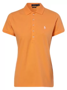 Polo Ralph Lauren - Damska koszulka polo  Slim fit, pomarańczowy - Koszulki i topy damskie - miniaturka - grafika 1