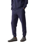 Spodnie męskie - Spodnie dresowe męskie 4FWMM00TTROM0943 - granatowe XL - miniaturka - grafika 1