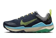 Trampki damskie - Nike Wmns React Wildhorse 8, Trampki damskie, Obsidian Volt Cool Grey Baltic Blue, 38.5 EU - miniaturka - grafika 1