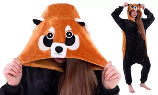 Piżamy chłopięce - Panda Czerwona Piżama Kigurumi Onesie 176 - grafika 1