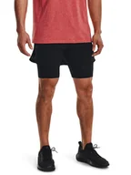 Spodenki męskie - Under Armour Szorty sportowe "Vanish Elite 2in1" w kolorze czarnym - miniaturka - grafika 1