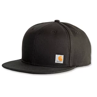 Czapki i chusty sportowe męskie - Czapka z daszkiem snapback Carhartt Ashland Cap 001 czarny - grafika 1