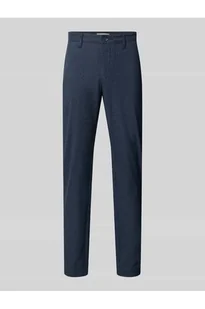 Chinosy szczotkowane o kroju slim fit z dodatkiem wiskozy model MARK - Only & Sons - Spodnie męskie - miniaturka - grafika 1