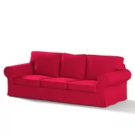 Pokrowce na meble - Dekoria Pokrowiec na sofę Ektorp 3-osobową rozkładaną PIXBO czerwony 222 x 98 x 73 cm Etna 633-705-60 - miniaturka - grafika 1