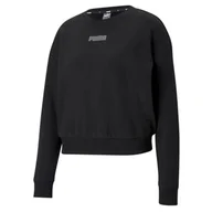Bluzy damskie - Bluza Damska Puma Modern Basics Crew Tr Czarna 585932 01-Xs - miniaturka - grafika 1