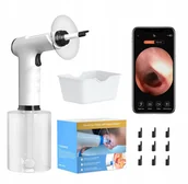 Pozostałe urządzenia kosmetyczne - URZĄDZENIE DO CZYSZCZENIA USZU IRYGATOR KAMERA WIFI APLIKACJA TEL 2MP 500ml - miniaturka - grafika 1