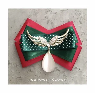 Świąteczna Brosza ze Skrzydłami Mikołajki - Broszki - miniaturka - grafika 1