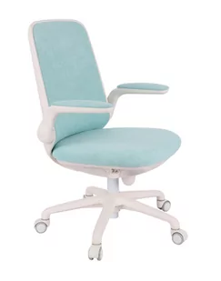 Fotel biurowy, krzesło biurowe -10% z kodem MARZYCIEL - Krzesło biurowe obrotowe Easy White Miętowe, dla dziecka - Fotele i krzesła biurowe - miniaturka - grafika 1