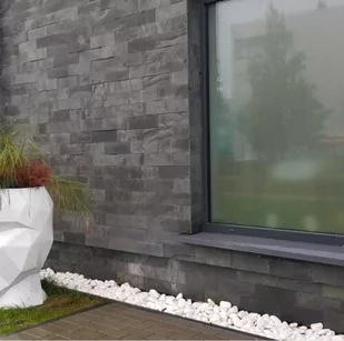 Kamień elewacyjny-dekoracyjny Black Slate Brick 10x30 - Elewacje Kamień elewacyjny-dekoracyjny Black Slate Brick 10x30 - Elewacje - miniaturka - grafika 1