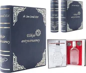 Opakowania i torebki na prezenty - Książka na alkohol ELIKSIR ANTYWIRUSOWY prezent + butelka 350 ml na bimber - miniaturka - grafika 1