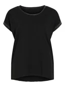 Koszulki i topy damskie - Vila Koszulka "Dreamers" w kolorze czarnym - miniaturka - grafika 1