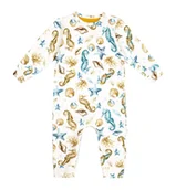 Pajacyki dla niemowląt - Pajac bez stópek Konik Morski 74 - miniaturka - grafika 1