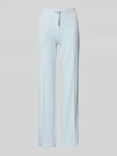 Spodnie typu track pants o kroju regular fit z przeszytym kantem model ‘TINA’ - Spodnie damskie - miniaturka - grafika 1