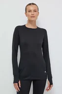 Bielizna sportowa damska - Burton longsleeve funkcyjny Midweight kolor czarny - miniaturka - grafika 1