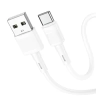 Kable USB - Hoco Kabel Usb Do Usb-C 3a Victory X83 1m Biały - miniaturka - grafika 1