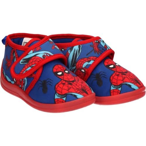 CERDÁ LIFE'S LITTLE MOMENTS Oficjalnie licencjonowane kapcie z półbutami Wygodne, miękkie i antypoślizgowe kapcie Spiderman, Spiderman, 27 EU