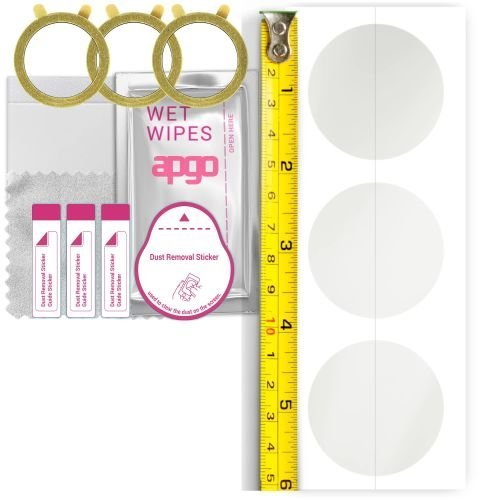 3x folia ochronna hydrożelowa MATOWA do 43 mm (średnica produktu) - apgo Smartwatch Hydrogel MATTE Protection Ochrona na ekran smartwatcha